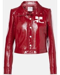Courreges - Reedition Vinyl Jacket - Lyst