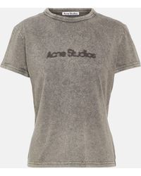 Acne Studios - Logo Cotton Jersey T-shirt - Lyst