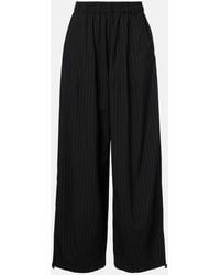 Frankie Shop - Oakdale Pinstripe Wide-Leg Pants - Lyst