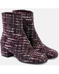 Gianvito Rossi - 45 Boucle Ankle Boots - Lyst