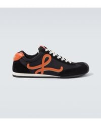 Loewe - Apos;S Ballet Runner 2.0 Nylon And Calfskin Sneakers - Lyst