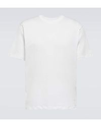 Lardini - T-Shirt aus Baumwolle und Seide - Lyst