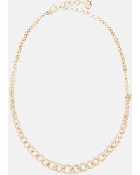 SHAY - 18kt Gold Chainlink Necklace With Diamonds - Lyst
