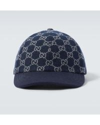 Gucci - Gg Jacquard Wool Baseball Cap - Lyst