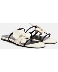 Zimmermann - Orchid Leather Sandals - Lyst