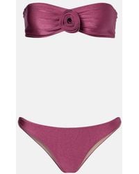 Adriana Degreas - Floral-Applique Bikini - Lyst