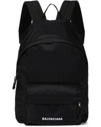 Balenciaga Wheel Nylon Backpack - Black