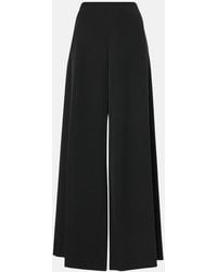 The Row - Dela Wool Wide-Leg Pants - Lyst