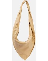 Lemaire - Scarf Small Leather Shoulder Bag - Lyst