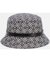 Loewe - Anagram Cotton Bucket Hat - Lyst