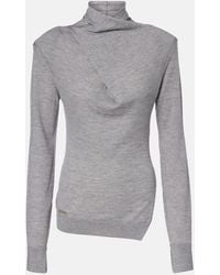 The Attico - Virgin Wool Turtleneck Sweater - Lyst