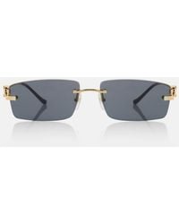 Cartier - Panthere De Cartier Rectangular Sunglasses - Lyst