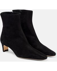 STAUD - Wally 55 Suede Ankle Boots - Lyst