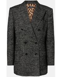 Dolce & Gabbana - Jacke Aus Einem Wollgemisch - Lyst