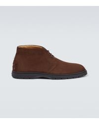 Tod's - Suede Boots - Lyst