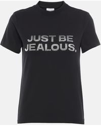 Vetements - Embellished Cotton Jersey T-shirt - Lyst