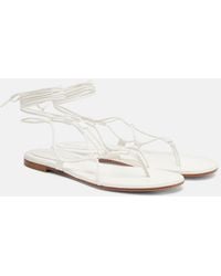 Gianvito Rossi - Leather Gladiator Sandals - Lyst