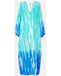 Anna Kosturova - Ombre Silk Maxi Dress - Lyst