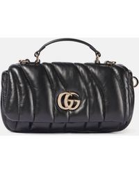 Gucci - GG Milano Mini Leather Tote Bag - Lyst