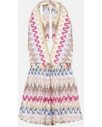Missoni - Zigzag Lame Romper - Lyst