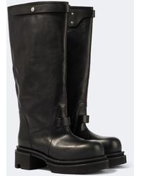 Rick Owens - Naska Leather Knee-High Boots - Lyst