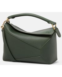 Loewe - Puzzle Edge Small Textured-leather Shoulder Bag - Lyst