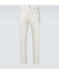 Brunello Cucinelli - High-Rise Slim Jeans - Lyst