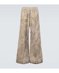 Rick Owens - Bela Printed Cotton Wide-Leg Pants - Lyst