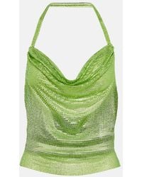 GIUSEPPE DI MORABITO - Crystal-Embellished Halterneck Top - Lyst