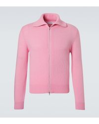 Jil Sander - Wool-Blend Zip-Up Sweater - Lyst