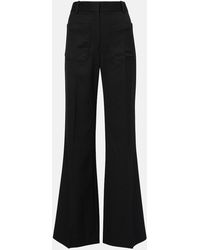 Victoria Beckham - Alina High-Rise Wide-Leg Pants - Lyst