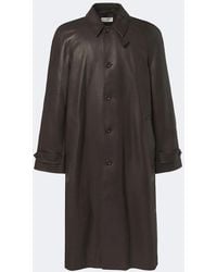 The Row - Sitali Leather Car Coat - Lyst