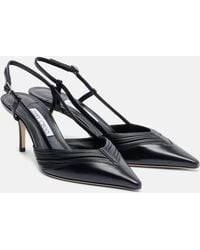 Jimmy Choo - Afia 65 Leather Slingback Pumps - Lyst