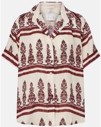 Johanna Ortiz - Printed Linen Shirt - Lyst