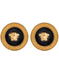 black versace earrings