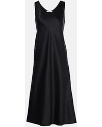 Max Mara - Robe Midi Banjo En Satin De Soie - Lyst