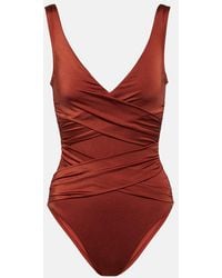 Karla Colletto - Ruched Swimsuit - Lyst