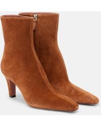 Paris Texas - Belle Suede Ankle Boots - Lyst