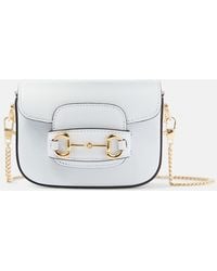 Gucci - Schultertasche Horsebit 1955 Micro Aus Leder - Lyst