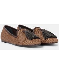 Brunello Cucinelli - Monili Woven Loafers - Lyst