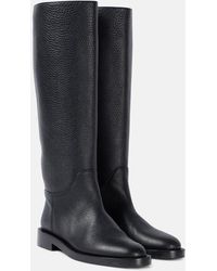 KHAITE - Flint Leather Knee-High Boots - Lyst