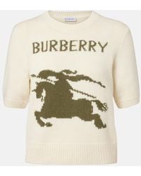 Burberry - Ekd Wool And Cashmere Sweater - Lyst