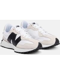 New Balance Sneakers 327 in suede - Bianco