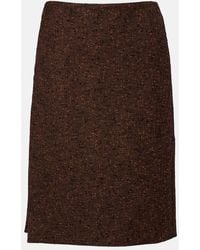 Gucci - Wool-Blend Midi Skirt - Lyst