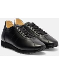 The Row - Mica Leather Sneakers - Lyst