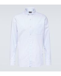 Tom Ford - Striped Cotton Poplin Shirt - Lyst