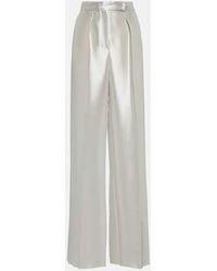 Max Mara - Bridal Hose Tebano Aus Einem Seidengemisch - Lyst