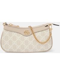 Gucci - Ophidia Mini Leather-Trimmed Shoulder Bag - Lyst