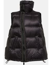 Sacai - Asymmetric Quilted Down Vest - Lyst