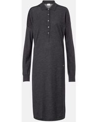Tod's - Wool And Silk Polo Dress - Lyst